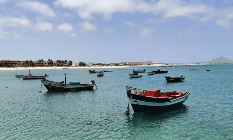 The crystal-clear waters of Boa Vista