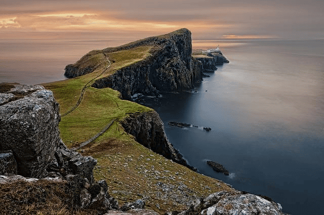 neist point, sea, coast