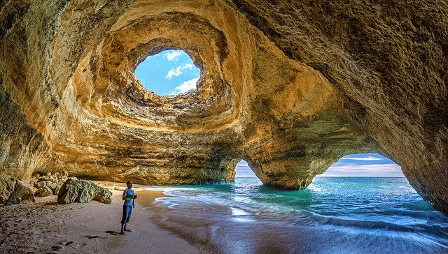 portugal, algarve, benagil (Places for Digital Nomads - Algarve in Portugal)