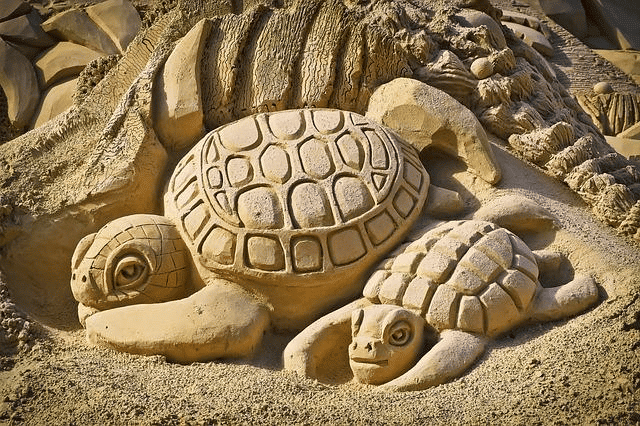 sandburg, art, sand sculptures