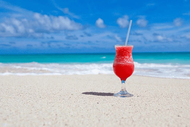 bebidas, praia