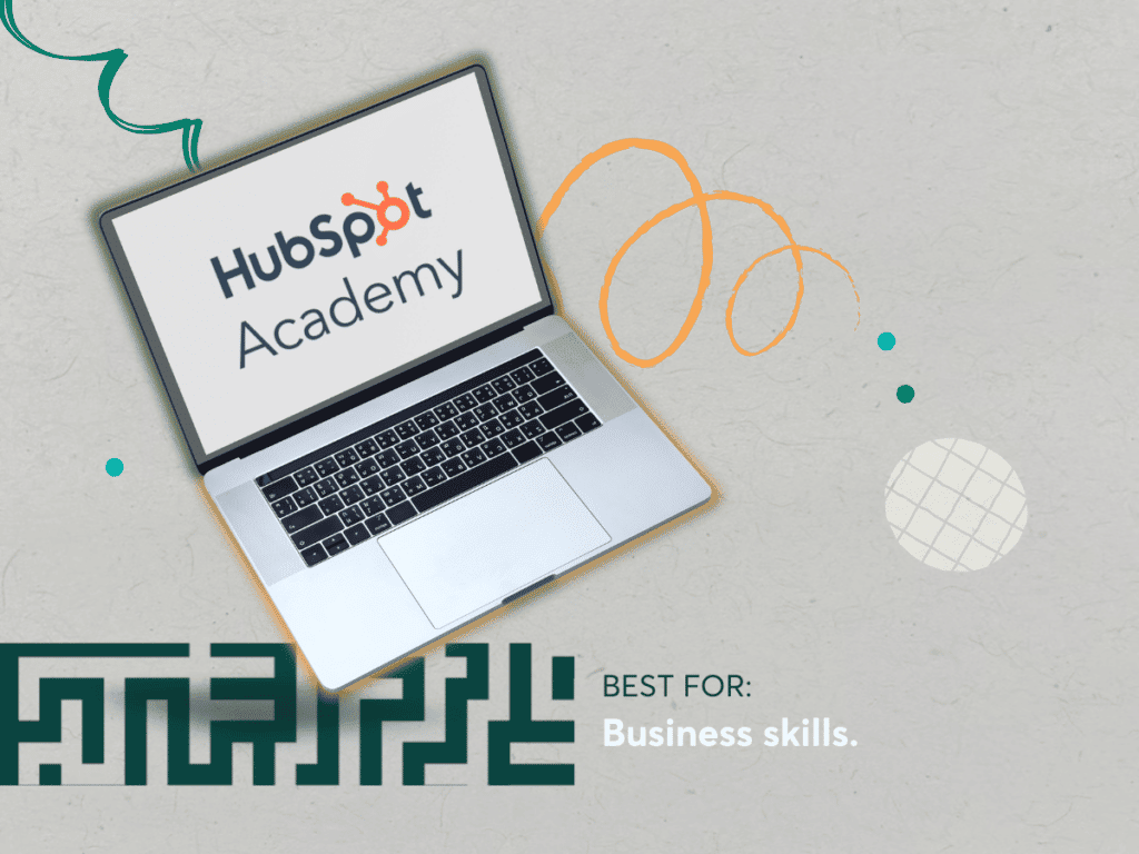 A grey image featuring the HubSpot Academot logo.