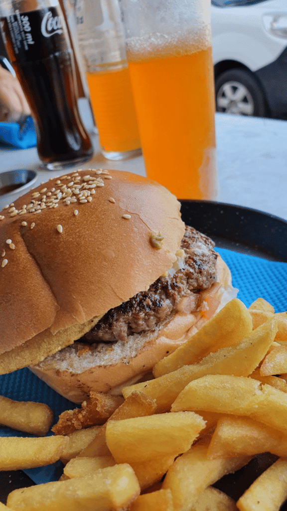 Treat yourself to a tasty burger from Kyle's Diner