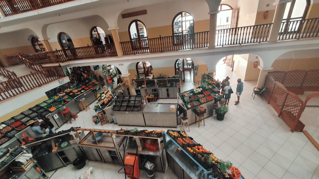 Santa maria Market - inside stands