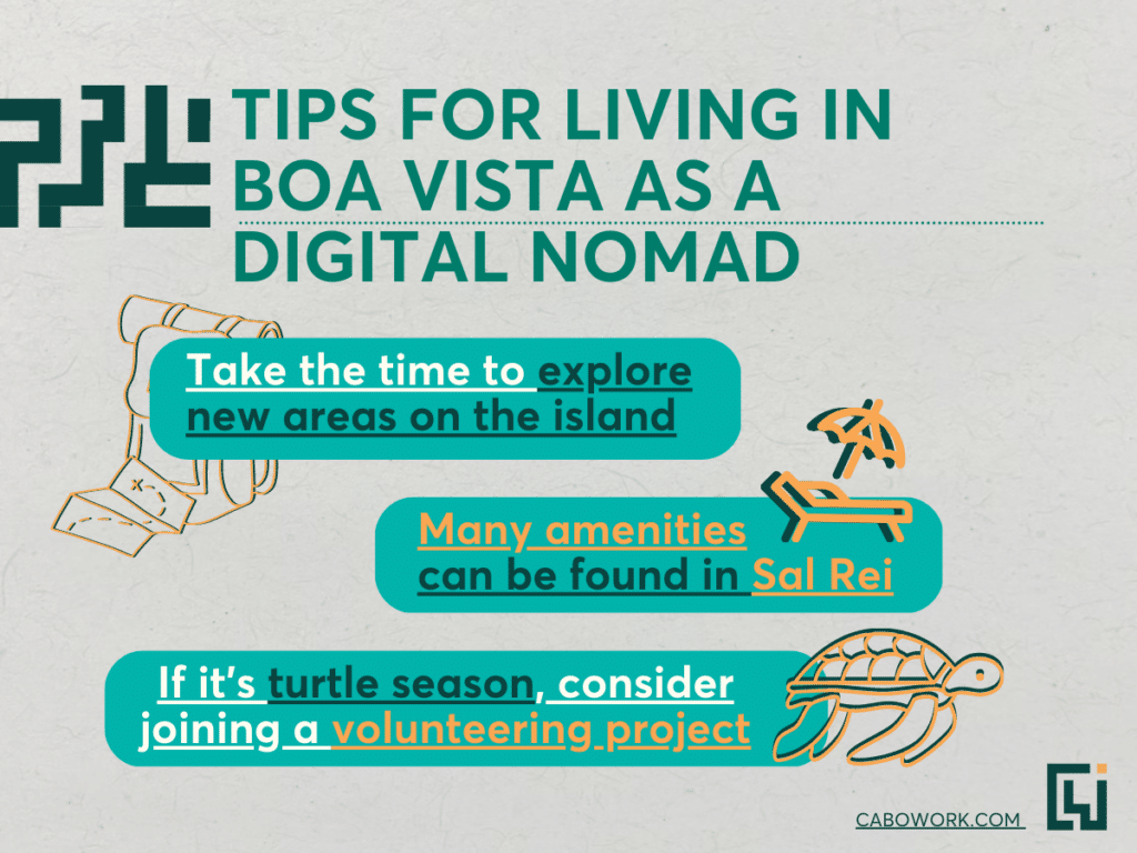 Three tips for living in Boa Vista as a digital nomad.