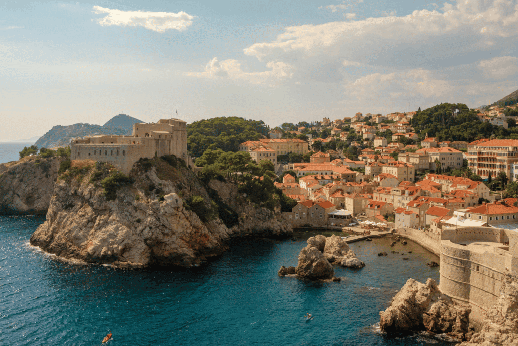 Dramatic landscape and architecture galore in Croatia.