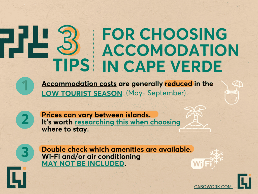 Image showing 3 tips for choosing accommodation (Cape Verde Travel)