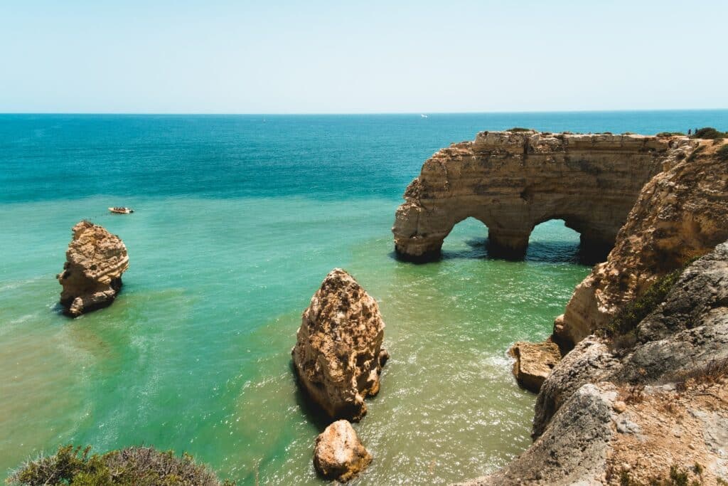 the sights in Algarve, Portugal