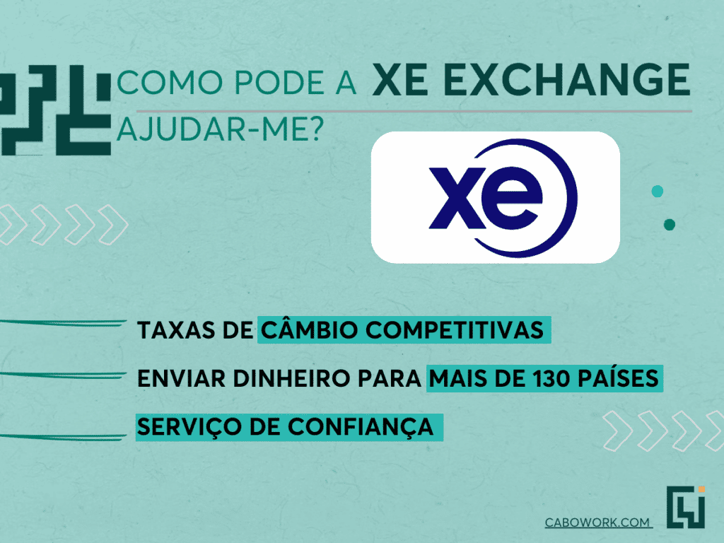 A XE Exchange é uma ferramenta com taxas de câmbio competitivas.
