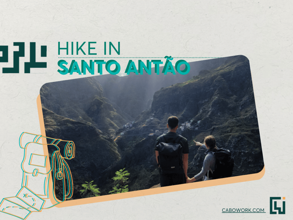 Hikers in Santo Antão.