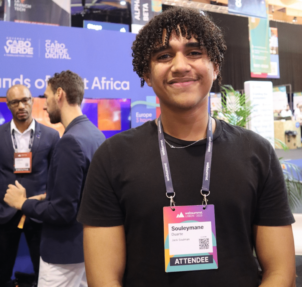 Young Cape Verdean aspiring entrepreneurs at Web Summit