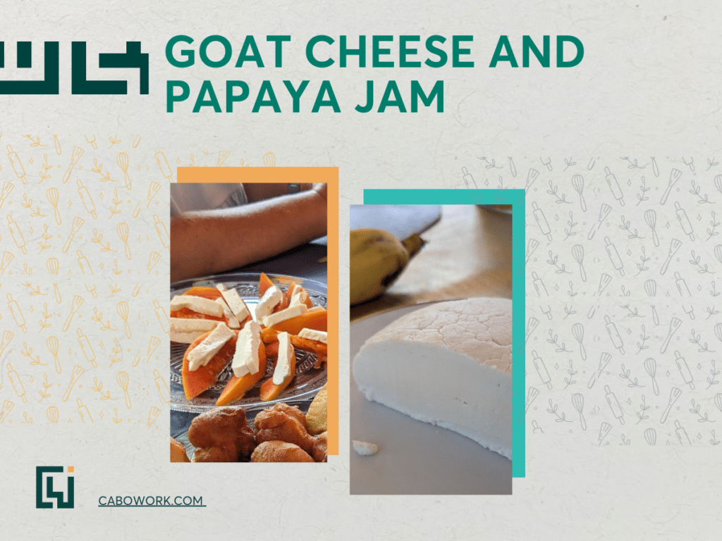 Goat Cheese and Papaya Jam, and also Cheese from Fogo.