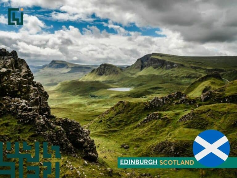 The green hills of Scotland